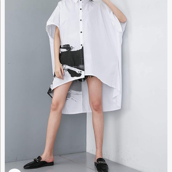 Abstract Hi Lo Shirt - Picture 3 of 5